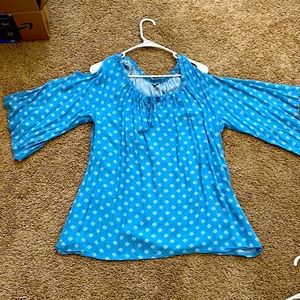 Wrangler women’s peekaboo sleeve shirt